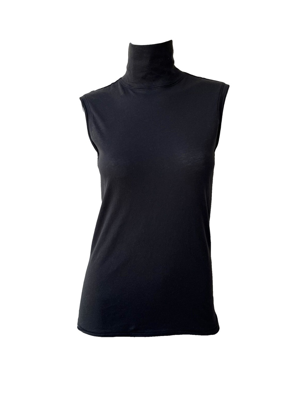 rag & bone Sleeveless Mock Neck Organic Tank Top
